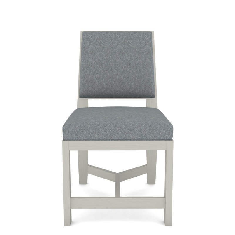 Thom Filicia Home Upholstered Back Side Chair, Wrenn, Ian Pewter