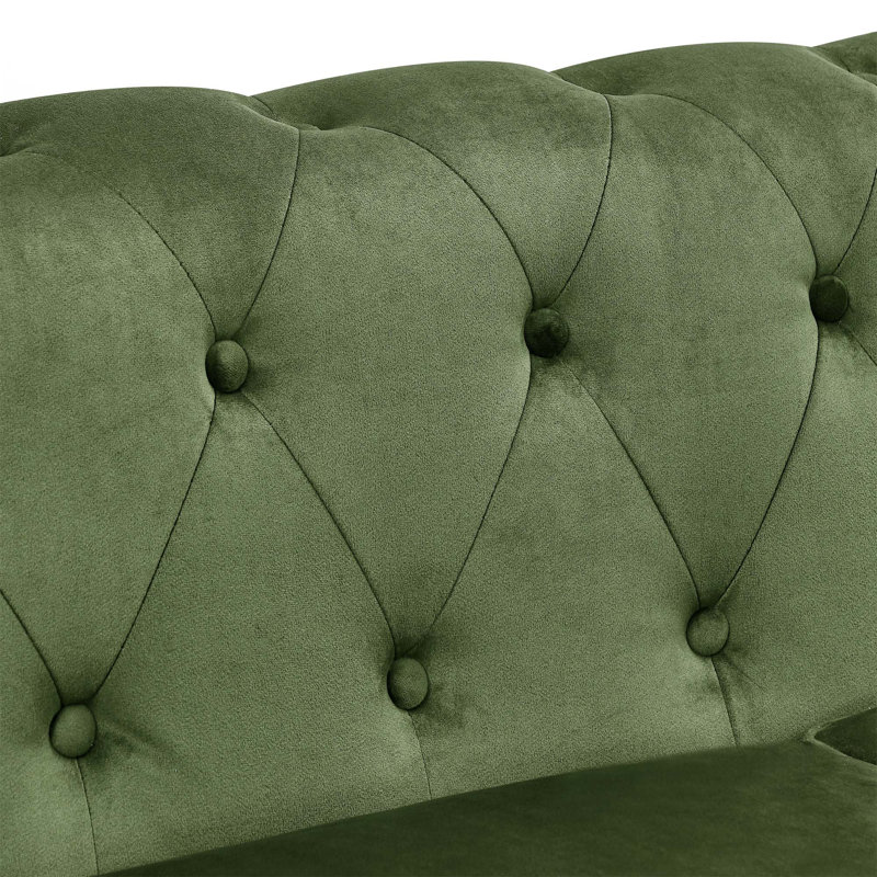 Causeuse en velours 55 po