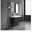 Meuble-lavabo autoportant 60 po avec double lavabo en résine, armoire de rangement avec portes à fermeture douce (ensemble KD)