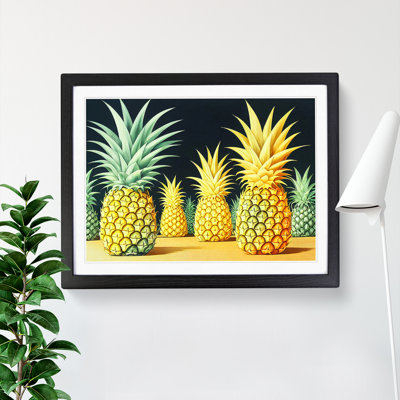 Selection of Pineapples - Framed Print