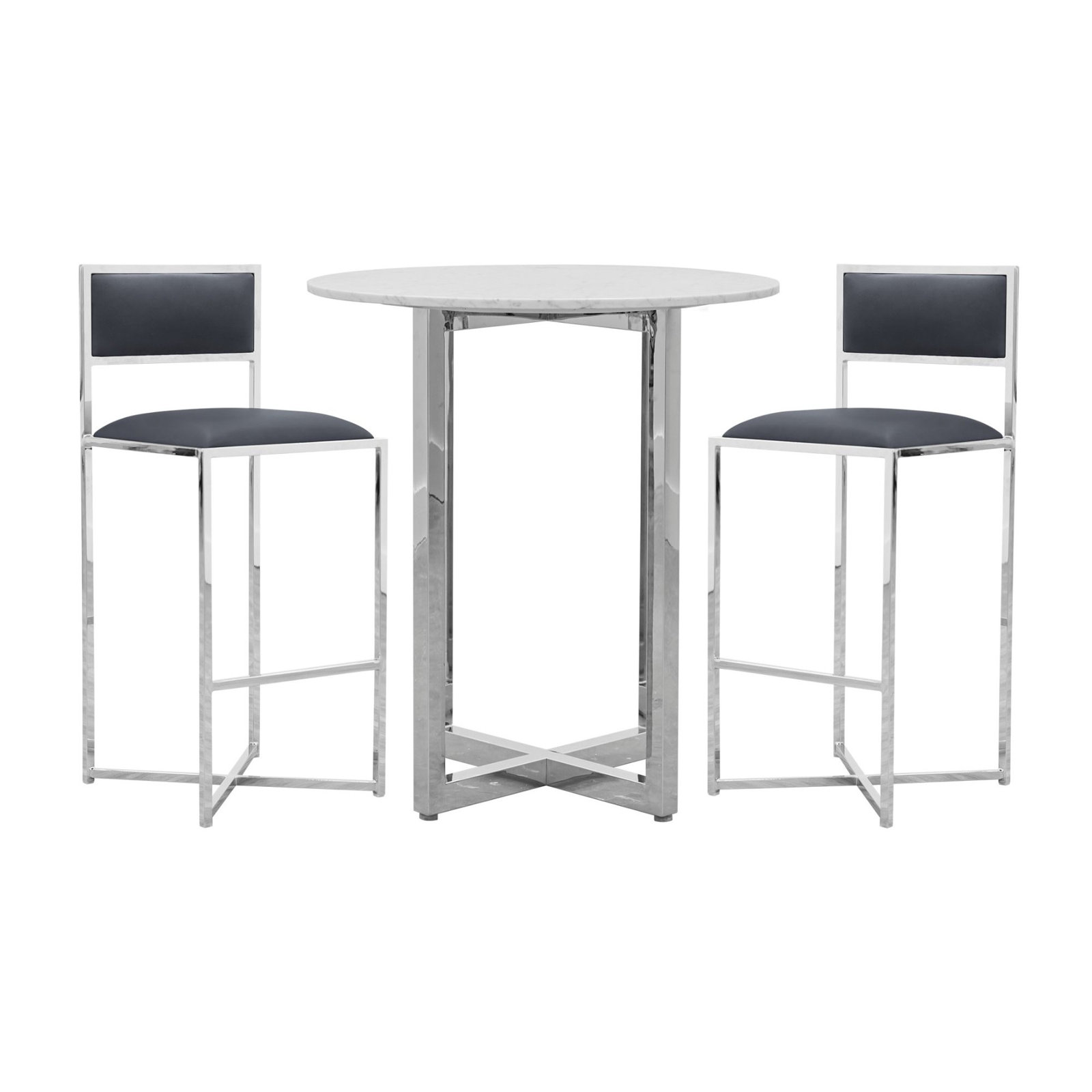 Malen Counter & Bar Stool, Bar Stool (30” Seat Height), Cobalt