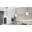 Mini-luminaire suspendu en verre Dowzall