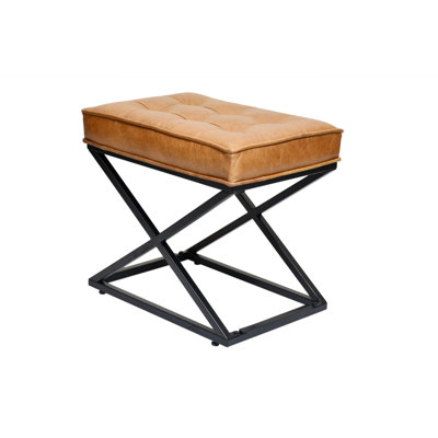 Wilmington Genuine Leather Stool