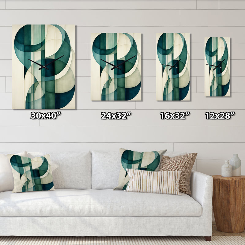 Horloge murale Mid Mid Century, Petit