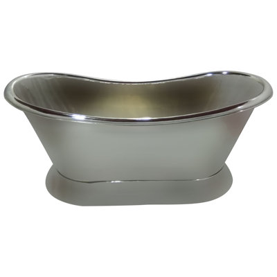 1680mm x 725mm Freestanding Standard Copper Bathtub