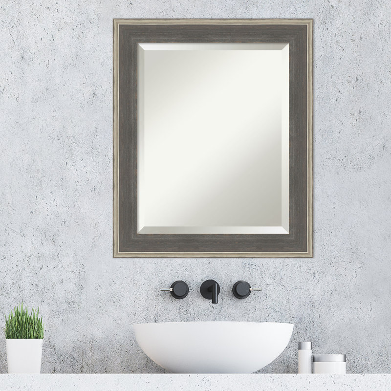 Miroir mural de salle de bain Cottage, 24,5 po x 20,5 po