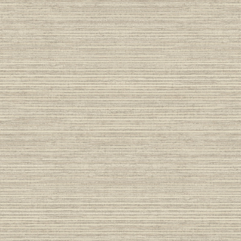 Meiling Faux Grasscloth Roll, Taupe