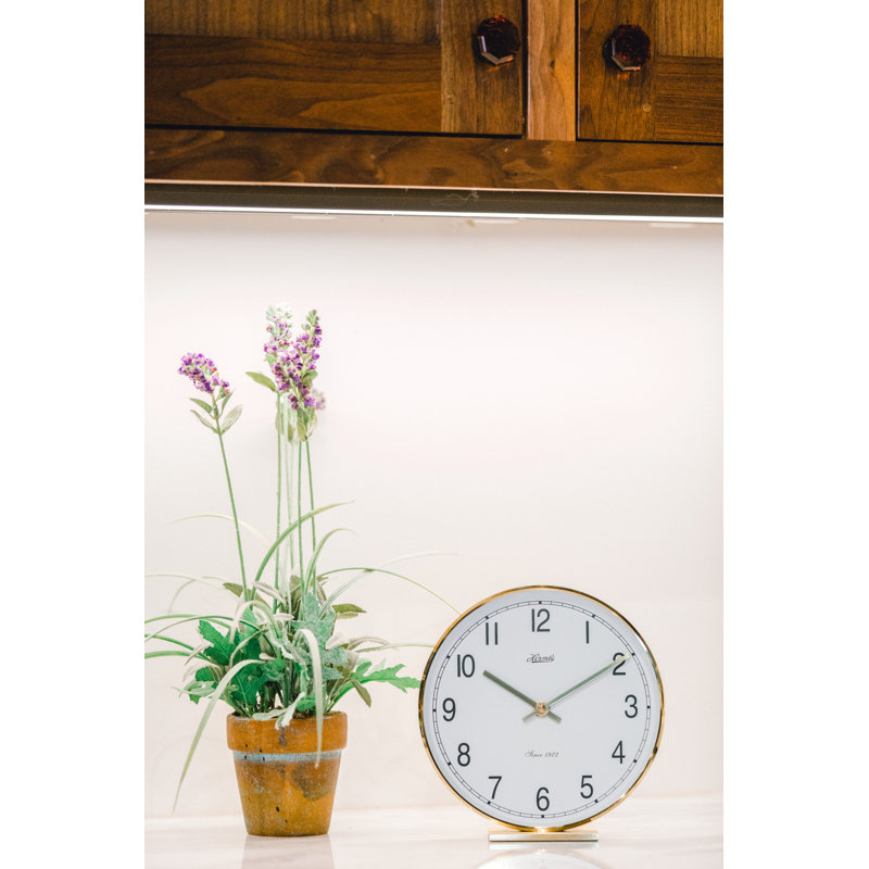 Metal Wall Clock, Brass