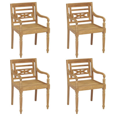Batavia Premium All-Weather Wicker Outdoor Dining Armchair with Cushion