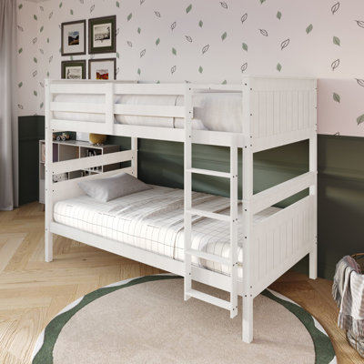 Lit superposé simple en bois massif Lorain