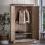 Mandie 2 Door Solid Wood Wardrobe