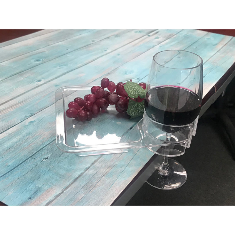 Cowes 8'' Square Appetizer Plate, Clear