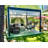 Gray Outdoor Louvered Aluminum Pergola-90611424