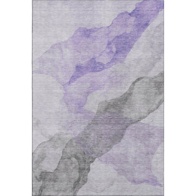 Premium Machine Washable Mayfield AMF2109 Abstract Rug