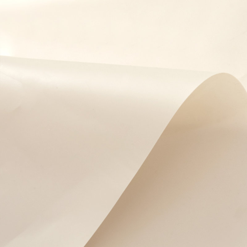 8G PEVA Solid Color Single Waterproof Shower Curtain Liner, 72"H x 72"W, Beige