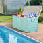 Coffre de terrasse en plastique avec roulettes 75 gallons Winado-110842565