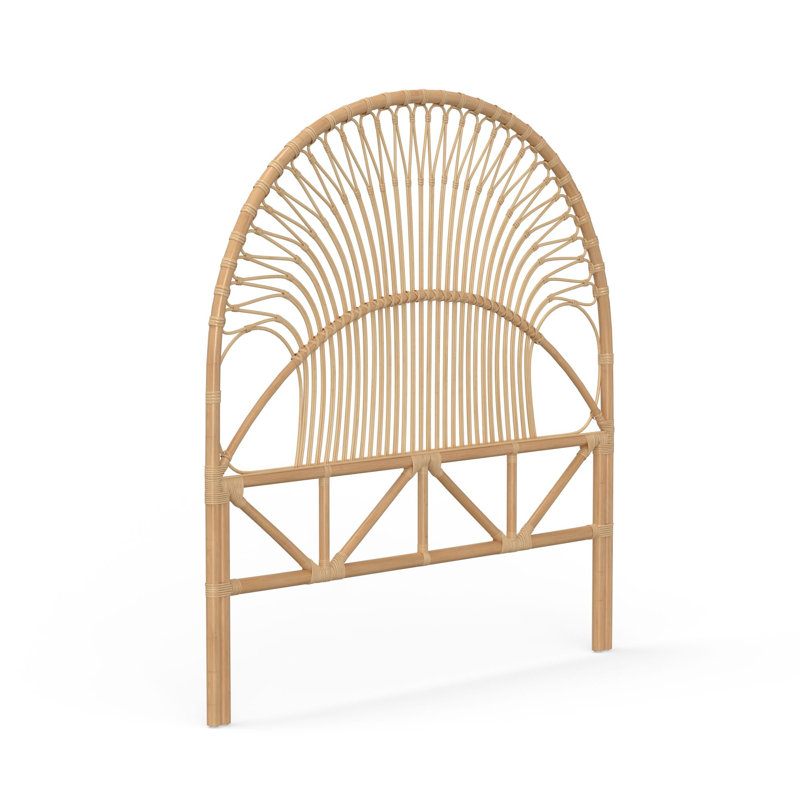 Deloris Wicker Open-Frame Headboard, Twin, Natural