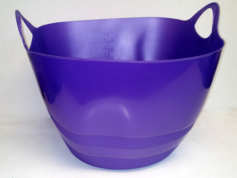 Laundry Basket with Handles, Violet