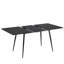 Extendable Metal Base Dining Table-2108697208
