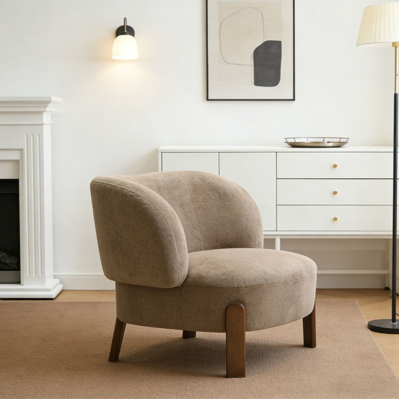 Fauteuil à oreilles, Light Brown