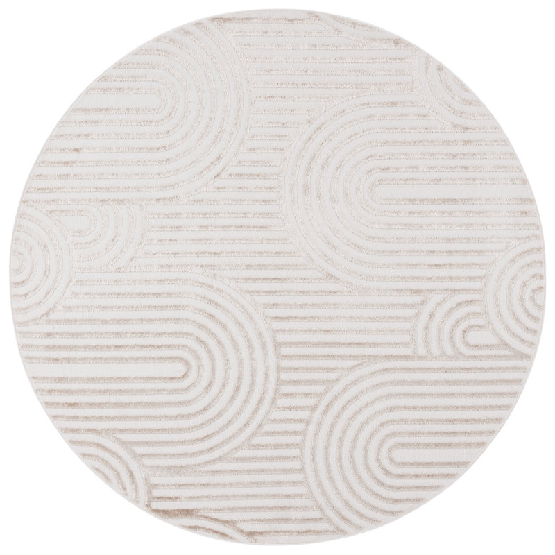 Tapis ivoire Maya 119, Rond 6 pi 7 po
