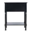 Rustic 23.5'' Rectangular Console Table – Durable Solid Wood with 3 Drawers and Turned Legs Storage-828814609