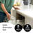 Aqua Optima Water Filter Pitcher Value Pack For Tap And Drinking Water With 6 Evolve+ Filter, Bpa Free, Wqa Certified, Liscia Design (white)