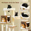 Tour à chat en bois beige Deluxe Condos-1125387743-1125387713
