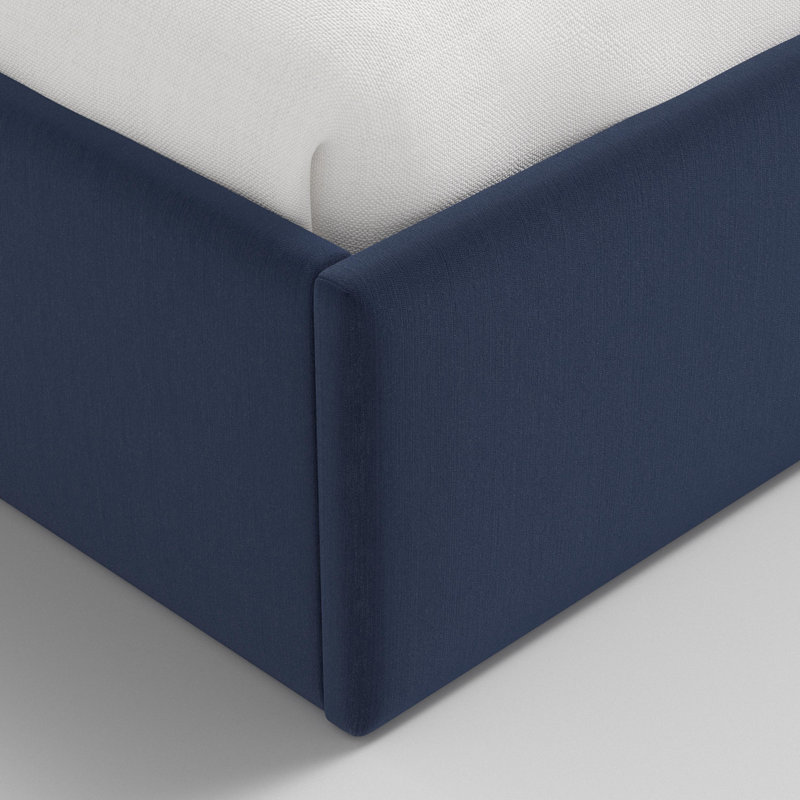 Perigold Upholstered Bed, Queen, Navy