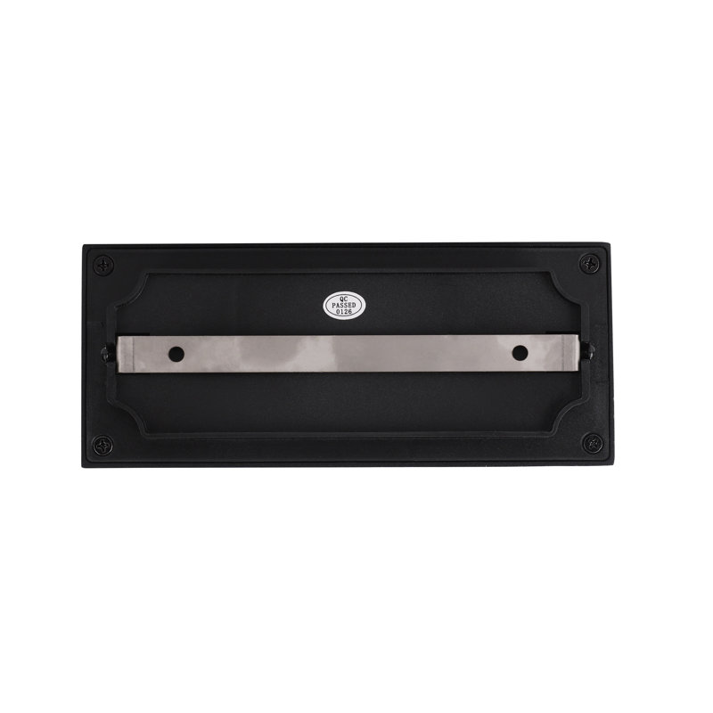Outdoor Solar Aluminum Wall Sconce With Motion Sensor & LED Lightbar