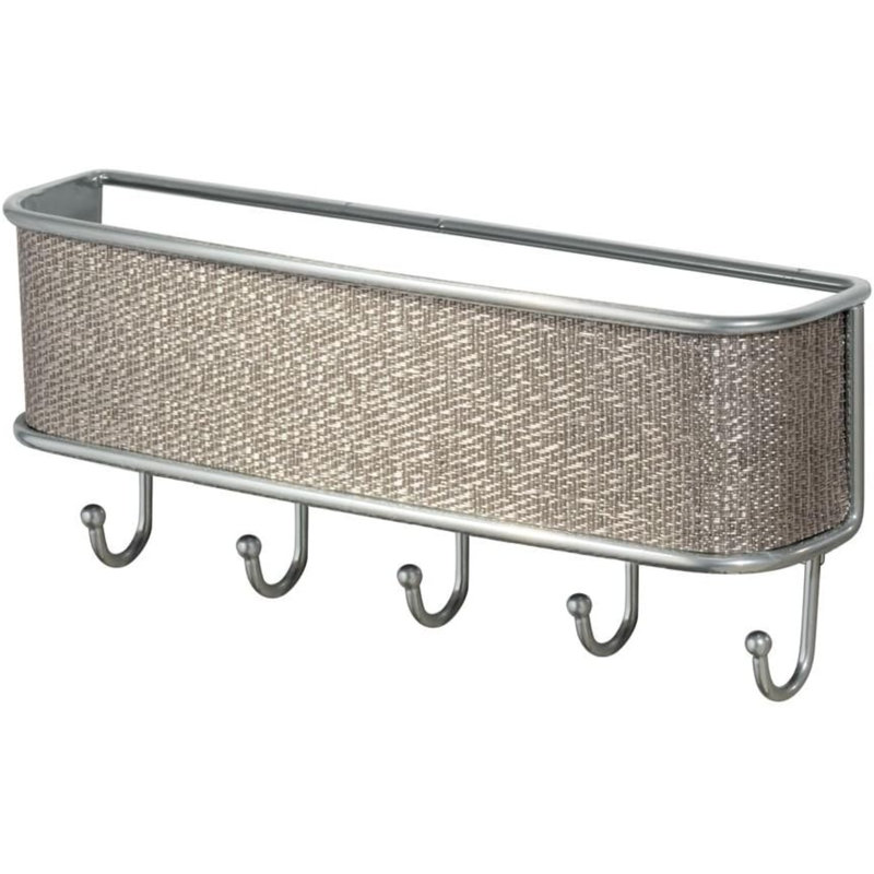 Aldwin Plastic Wall Organizer, Metalic
