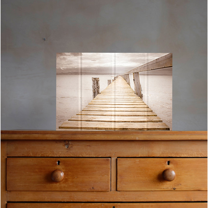 Décoration murale long pilier par the sea, H 9 po x l 12 po x P 1 po