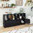 1 PCS Bookshelf with Cabinet 3-Cube Bookcase 3-Tier Book Shelf for Living Room Office Black-322901084-322901083