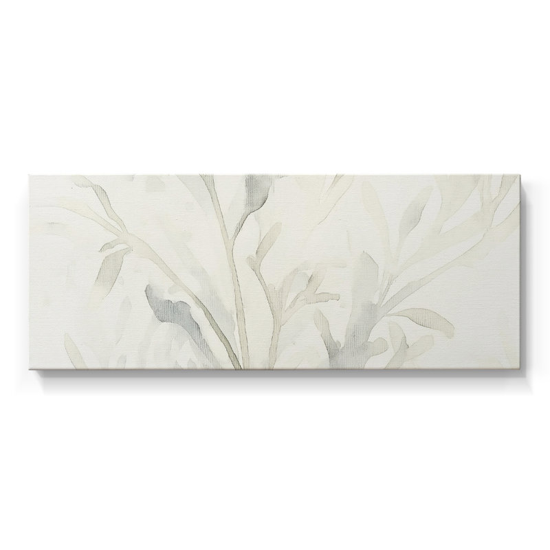 Botanical Series-CCSCXXXII- Toile tendue avec châssis - Prêt à être accroché, H 12 po x l 30 po