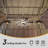 Outdoor Aluminum Patio Gazebo with Galvanized Steel Double Roof-95100301-86592666