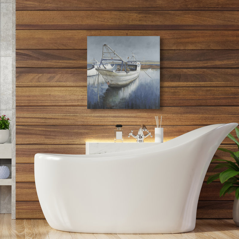 Toile de bateau de pêche - art mural Coastal Home Decor