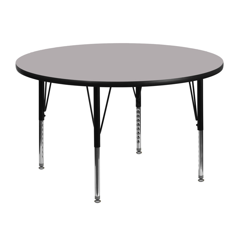 Table d'activité 42 po Goddard, Gris, L 48 po x P 48 po x H 16,125 po - 25,125 po