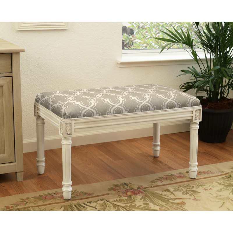 Banc Verner, Taupe / géométrique
