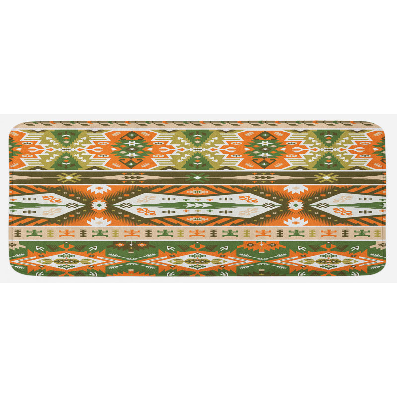 Tapis de cuisine tribal