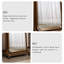 Miroirs pleine longueur rectangulaires en bois massif