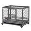 Parc pour chien avec cage verrouillable en métal