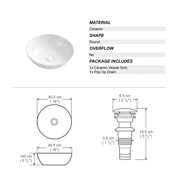 Dimensions du produit