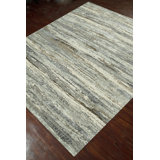 Contemporary One-of-a-Kind Rectangle 9' X 11'11" Hand Knotted Area Rug