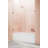 Illume 52.75 in. x 58.25 in. Fully Frameless Hinge Bathtub Door-58086582