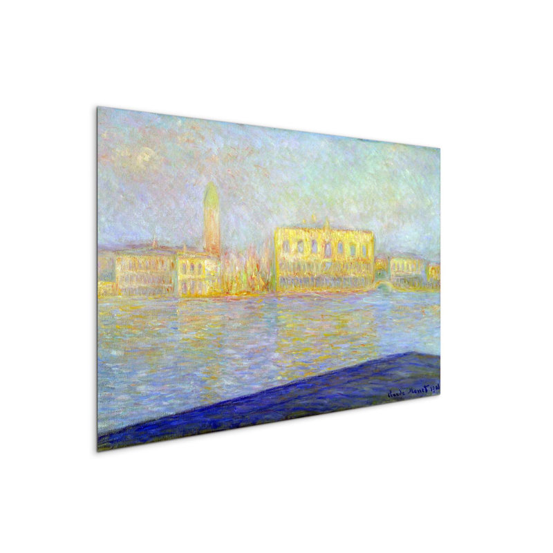 Monet by Monet Claude 53×80 cm MetalArt Materic Aluminum Satin Effect, Frameless Panel, Lightweight Ready to Hang