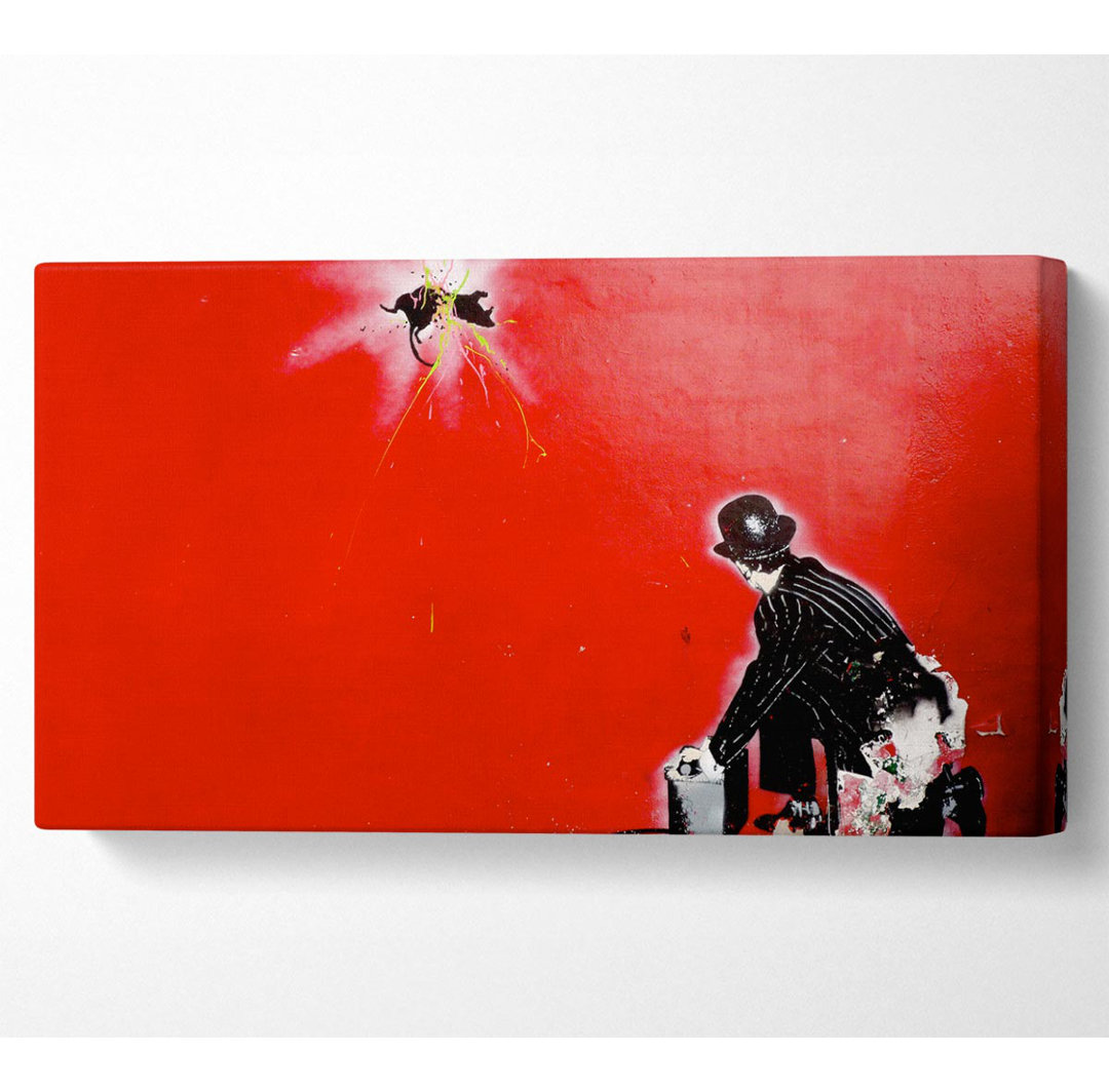 Splatter - Kunstdrucke auf Leinwand - Wrapped Canvas