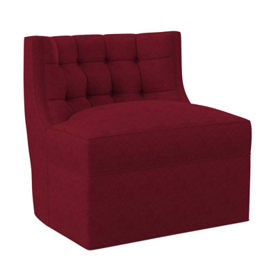 Social Swivel Tufted Slipper Chair
