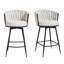 Tabouret de bar pivotant à motif courbé-1118160425-1291431363