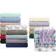 Ensemble de 3 draps simples TG - 100% molleton, doux et douillet, pelucheux, lavable à la machine, livré avec un drap plat, des draps-housses et une taie d'oreiller, 1 drap plat et draps