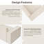 Causeuse modulaire avec repose-pieds Makassar-646966486